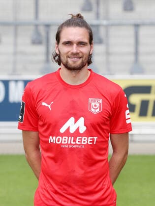 Teampraesentation Halle 08 07 2022 Jonas Nietfeld 33, Halle Hallescher FC, 3 Liga, Porträttermin 2022 2023 , Halle, 08 07 2022, Leuna Chemie Stadion, Football ,