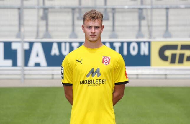 Teampraesentation Halle 08 07 2022 Goalkeeper Luca Brendel 32, Halle Hallescher FC, 3 Liga, Porträttermin 2022 2023 , Halle, 08 07 2022, Leuna Chemie Stadion, Football ,