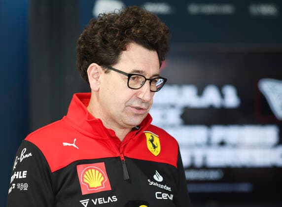 FORMULA 1 - GP of Austria 2022 SPIELBERG,AUSTRIA,09.JUL.22 - MOTORSPORTS, FORMULA 1 - Grand Prix of Austria, Red Bull Ring, press conference, PK, Pressekonferenz Image shows team principal Mattia Binotto (Ferrari).  GEPAxpictures xWolfgangxGrebien