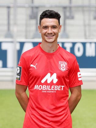 Teampraesentation Halle 08 07 2022 Niklas Landgraf 31, Halle Hallescher FC, 3 Liga, Porträttermin 2022 2023 , Halle, 08 07 2022, Leuna Chemie Stadion, Football ,