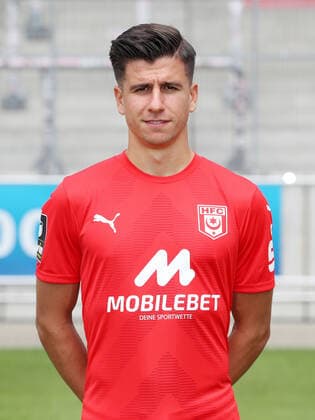 Teampraesentation Halle 08 07 2022 Tunay Deniz 20, Halle Hallescher FC, 3 Liga, Porträttermin 2022 2023 , Halle, 08 07 2022, Leuna Chemie Stadion, Football ,