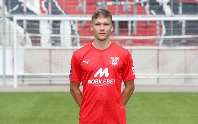 Teampraesentation Halle 08 07 2022 Sebastian Müller Mueller 9, Halle Hallescher FC, 3 Liga, Porträttermin 2022 2023 , Halle, 08 07 2022, Leuna Chemie Stadion, Football ,