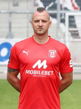 Teampraesentation Halle 08 07 2022 Toni Lindenhahn 6, Halle Hallescher FC, 3 Liga, Porträttermin 2022 2023 , Halle, 08 07 2022, Leuna Chemie Stadion, Football ,