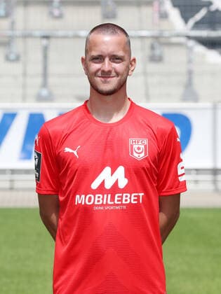 Teampraesentation Halle 08 07 2022 Jannes Vollert 5, Halle Hallescher FC, 3 Liga, Porträttermin 2022 2023 , Halle, 08 07 2022, Leuna Chemie Stadion, Football ,