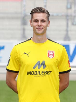 Teampraesentation Halle 08 07 2022 Goalkeeper Daniel Mesenhöler Mesenhoeler 1, Halle Hallescher FC, 3 Liga, Porträttermin 2022 2023 , Halle, 08 07 2022, Leuna Chemie Stadion, Football ,