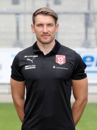 Teampraesentation Halle 08 07 2022 Athletics coach Ken Kaiser Halle Hallescher FC, 3 Liga, Porträttermin 2022 2023 , Halle, 08 07 2022, Leuna Chemie Stadion, Football ,