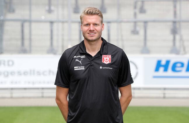 Teampraesentation Halle 08 07 2022 Goalkeeper coach Marian Unger Halle Hallescher FC, 3 Liga, Porträttermin 2022 2023 , Halle, 08 07 2022, Leuna Chemie Stadion, Football ,