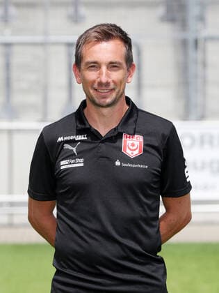 Teampraesentation Halle 08 07 2022 Coach Andre Meyer Hallescher FC Hallescher FC, 3 Liga, Porträttermin 2022 2023 , Halle, 08 07 2022, Leuna Chemie Stadion, Football ,