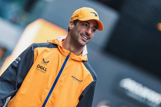 09 07 2022, Red Bull Ring, Spielberg, AUT, FIA, Formula One, Austrian Grand Prix, Free Practice, in picture Daniel Ricciardo AUS, McLaren Daniel Ricciardo of Australia during the training for the Austrian FIA Formula One Grand Prix at the Red Bull Ring in Spielberg, Austria on 2022 07 09 Expa Spielberg  Kein Release verfügbar