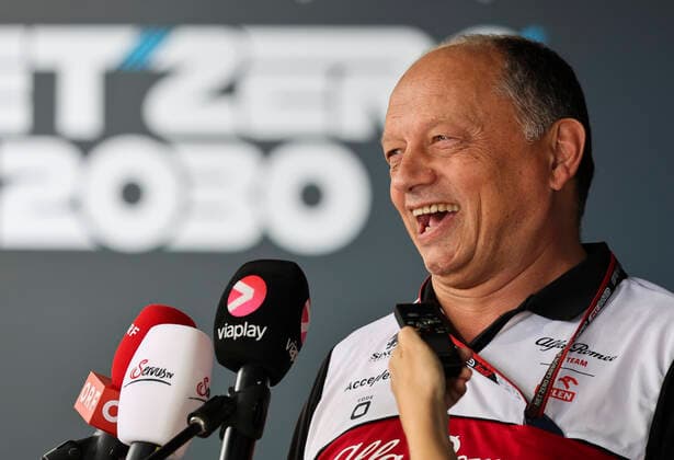 FORMULA 1 - GP of Austria 2022 SPIELBERG,AUSTRIA,09.JUL.22 - MOTORSPORTS, FORMULA 1 - Grand Prix of Austria, Red Bull Ring, press conference, PK, Pressekonferenz Image shows team principal Frederic Vasseur (Alfa Romeo).  GEPAxpictures xWolfgangxGrebien