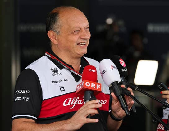 FORMULA 1 - GP of Austria 2022 SPIELBERG,AUSTRIA,09.JUL.22 - MOTORSPORTS, FORMULA 1 - Grand Prix of Austria, Red Bull Ring, press conference, PK, Pressekonferenz Image shows team principal Frederic Vasseur (Alfa Romeo).  GEPAxpictures xWolfgangxGrebien