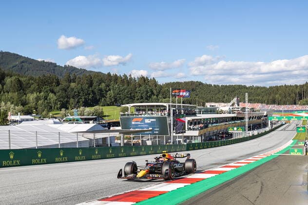 08 07 2022, Red Bull Ring, Spielberg, AUT, FIA, Formula One, Austrian Grand Prix, Qualifying, in picture Sergio Perez MEX, Red Bull Racing e Sergio Perez of Mexico during the qualification for the Austrian FIA Formula One Grand Prix at the Red Bull Ring in Spielberg, Austria on 2022 07 08 Expa Spielberg EP_gro