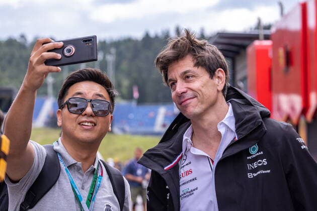 09 07 2022, Red Bull Ring, Spielberg, AUT, FIA, Formula One, Austrian Grand Prix, Free Practice, in picture Toto Wolff Team Principal Mercedes Toto Wolff Team Principal Mercedes during the training for the Austrian FIA Formula One Grand Prix at the Red Bull Ring in Spielberg, Austria on 2022 07 09 Expa Spielberg  EP_gro