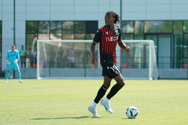 Khephren Thuram (OGC Nice) FOOTBALL : OGC Nice vs Cercle Brugge - Match amical de reprise - Nice - 09 07 2022 NorbertScanella Panoramic 
