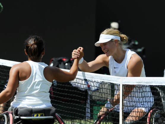 Tennis Championships - Week Two - Day Thirteen - All England Lawn Tennis Club, Wimbledon - Saturday 9th July 2022 Ladies Wheelchair Final. Singles. Diede De Groot (NED) v Yui Kamiji (Japan) Diede De Groot (NED) wins match 