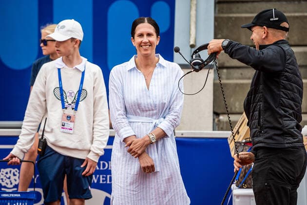 220709 Sofia Arvidsson during day 6 of the WTA Nordea Open on July 9, 2022 in Bastad,  Copyright: CHRISTOFFERxBORGxMATTISSON BB220709CB002