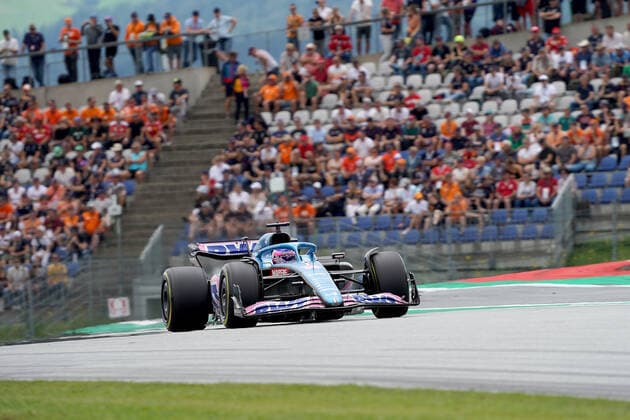 Formula 1 BWT Austrian Grand Prix 2022 09 07 2022, Red Bull Ring , Spielberg, Formula 1 BWT Austrian Grand Prix 2022 , in picture Fernando Alonso ESP , Alpine F1 Team nordphotoxGmbHx xBratic nph00250