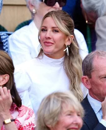 Mandatory Credit: Photo by Javier Garcia Shutterstock (13018057h) Ellie Goulding in the Royal Box on Centre Court Wimbledon Tennis Championships, Day 13, The All England Lawn Tennis and Croquet Club, London, UK - 09 Jul 2022 Wimbledon Tennis Championships, Day 13, The All England Lawn Tennis and Croquet Club, London, UK - 09 Jul 2022  Copyright: xJavierxGarcia Shutterstockx 13018057h