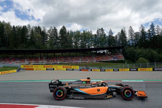 Formula 1 BWT Austrian Grand Prix 2022 09 07 2022, Red Bull Ring , Spielberg, Formula 1 BWT Austrian Grand Prix 2022 , in picture Daniel Ricciardo AUS , McLaren F1 Team nordphotoxGmbHx xBratic nph00250