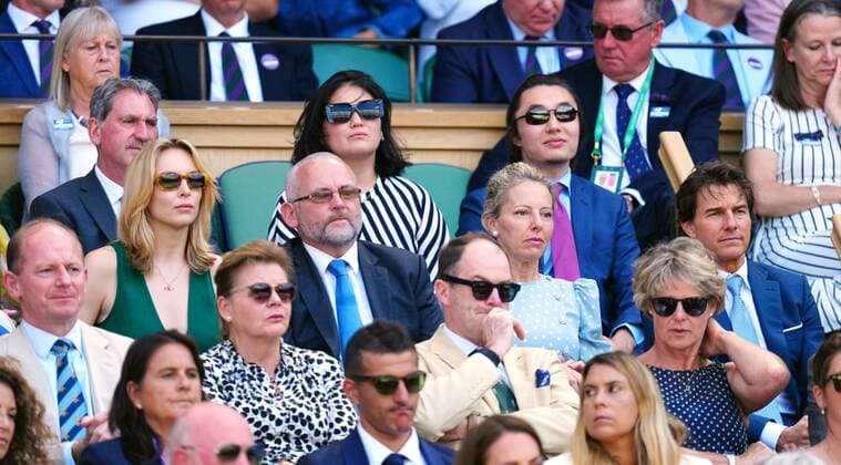 Mandatory Credit: Photo by Javier Garcia Shutterstock (13018057p) Jodie Comer and Tom Cruise in the Royal Box on Centre Court Wimbledon Tennis Championships, Day 13, The All England Lawn Tennis and Croquet Club, London, UK - 09 Jul 2022 Wimbledon Tennis Championships, Day 13, The All England Lawn Tennis and Croquet Club, London, UK - 09 Jul 2022  Copyright: xJavierxGarcia Shutterstockx 13018057p