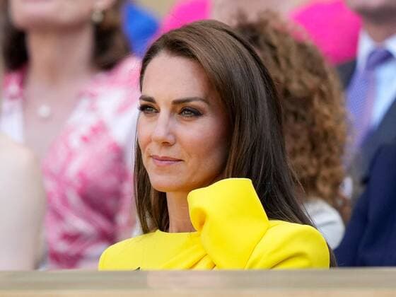 Mandatory Credit: Photo by Dave Shopland Shutterstock (13018053u) Catherine Duchess of Cambridge in the Royal Box on Centre Court Wimbledon Tennis Championships, Day 13, The All England Lawn Tennis and Croquet Club, London, UK - 09 Jul 2022 Wimbledon Tennis Championships, Day 13, The All England Lawn Tennis and Croquet Club, London, UK - 09 Jul 2022  Copyright: xDavexShopland Shutterstockx 13018053u