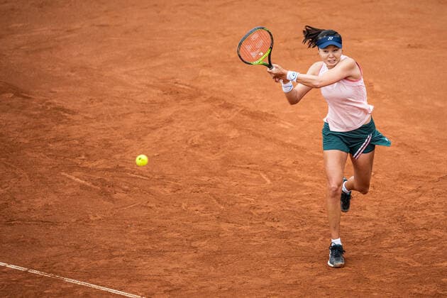 220709 Su Jeong Jang, South Korea, during day 6 of the WTA Nordea Open on July 9, 2022 in Bastad,  Copyright: CHRISTOFFERxBORGxMATTISSON BB220709CB049