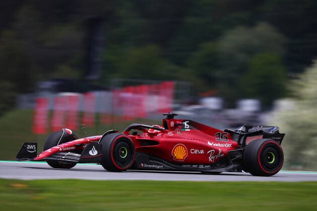 F1 Gran Prix of Austria Charles Leclerc of Scuderia Ferrari during practice ahead of the F1 Grand Prix of Austria 2022. Spielberg Red Bull Ring Austria Copyright: xBasilex