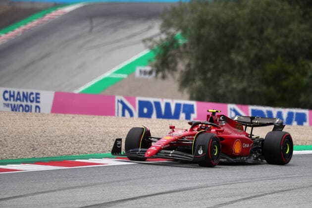 F1 Gran Prix of Austria Carlos Sainz of Scuderia Ferrari during practice ahead of the F1 Grand Prix of Austria 2022. Spielberg Red Bull Ring Austria Copyright: xBasilex