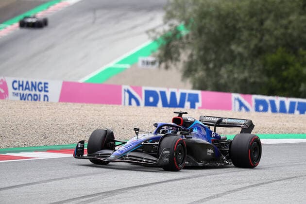 F1 Gran Prix of Austria Alexander Albon of Williams during practice ahead of the F1 Grand Prix of Austria 2022. Spielberg Red Bull Ring Austria Copyright: xBasilex