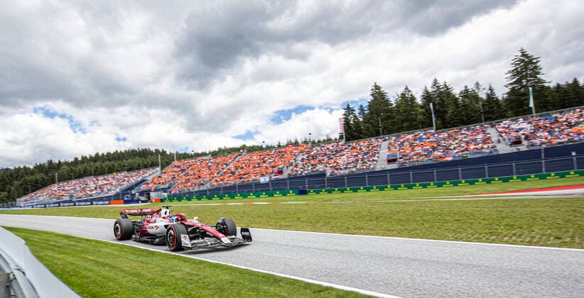 FORMULA 1 - GP of Austria 2022 SPIELBERG,AUSTRIA,09.JUL.22 - MOTORSPORTS, FORMULA 1 - Grand Prix of Austria, Red Bull Ring, practice. Image shows Valtteri Bottas (FIN Alfa Romeo).  GEPAxpictures xWolfgangxJannach