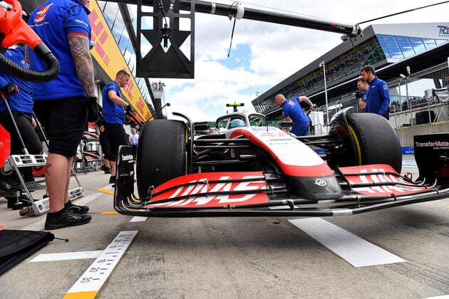 09 07 2022, Red Bull Ring , Spielberg, Formula 1 BWT Austrian Grand Prix 2022 , in picture Mick Schumacher DEU , Haas F1 Team photo EU Images Spielberg Red Bull Ring Styria Austria  eu-images-506