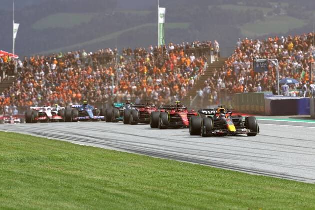 FORMULA 1 - GP of Austria 2022 SPIELBERG,AUSTRIA,09.JUL.22 - MOTORSPORTS, FORMULA 1 - Grand Prix of Austria, Red Bull Ring, sprint race. Image shows Max Verstappen (NED Red Bull Racing) .  GEPAxpictures xManfredxBinder