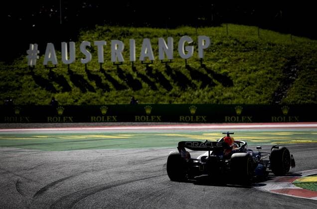 SPIELBERG Max Verstappen 1 with the Oracle Red Bull Racing RB18 Honda during the Sprint race ahead of the F1 Grand Prix of Austria at the Red Bull Ring on July 9, 2022 in Spielberg, Austria ANP SEM VAN DER WAL F1 Grand Prix of Austria Sprint 2022 xVIxANPxSportx xxANPxIVx 451543754 originalFilename: 451543754.jpg