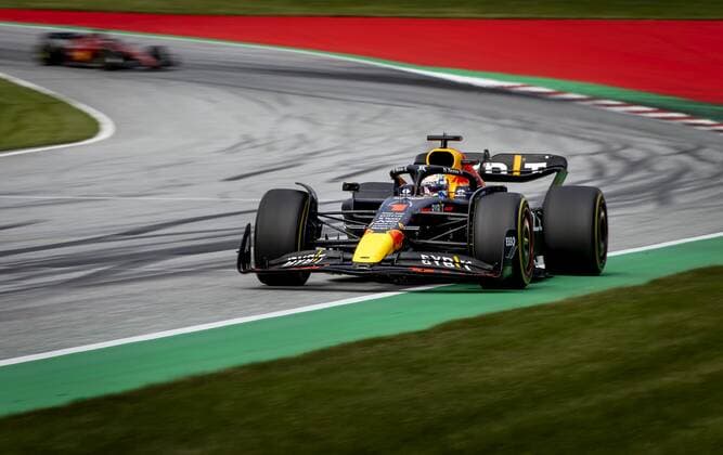 SPIELBERG Max Verstappen 1 with the Oracle Red Bull Racing RB18 Honda during the Sprint race ahead of the F1 Grand Prix of Austria at the Red Bull Ring on July 9, 2022 in Spielberg, Austria ANP SEM VAN DER WAL F1 Grand Prix of Austria Sprint 2022 xVIxANPxSportx xxANPxIVx 451544469 originalFilename: 451544469.jpg