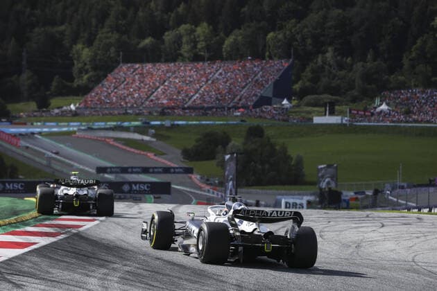 10 GASLY Pierre (fra), Scuderia AlphaTauri AT03, action during the Formula 1 Rolex Grosser Preis Von Osterreich 2022, 2022 Austrian Grand Prix, 11th round of the 2022 FIA Formula One World Championship, WM, Weltmeisterschaft from July 8 to 10, 2022 on the Red Bull Ring, in Spielberg, Austria - F1 - AUSTRIAN GRAND PRIX 2022 DPPI Panoramic  AV6_6909