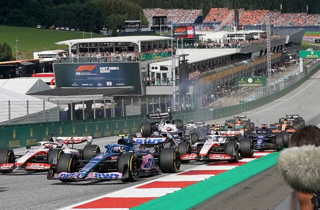 Formula 1 BWT Austrian Grand Prix 2022 09 07 2022, Red Bull Ring , Spielberg, Formula 1 BWT Austrian Grand Prix 2022 , in picture accident of Pierre Gasly FRA , Scuderia AlphaTauri nordphotoxGmbHx xBratic nph00250