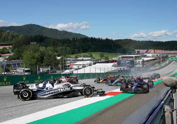 Formula 1 BWT Austrian Grand Prix 2022 09 07 2022, Red Bull Ring , Spielberg, Formula 1 BWT Austrian Grand Prix 2022 , in picture accident of Pierre Gasly FRA , Scuderia AlphaTauri nordphotoxGmbHx xBratic nph00250