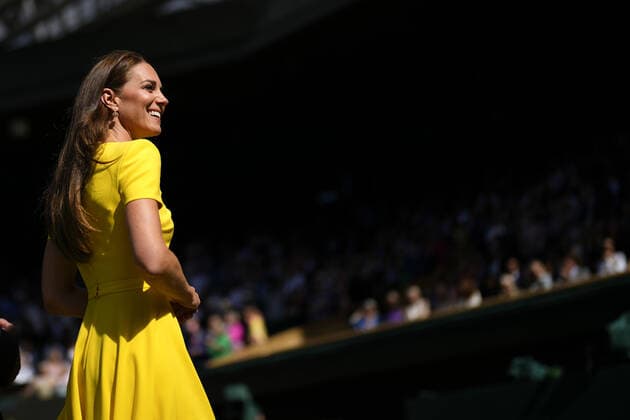 Sport Bilder des Tages Mandatory Credit: Photo by Dave Shopland Shutterstock (13018053cy) Catherine Duchess of Cambridge on Centre Court Wimbledon Tennis Championships, Day 13, The All England Lawn Tennis and Croquet Club, London, UK - 09 Jul 2022 Wimbledon Tennis Championships, Day 13, The All England Lawn Tennis and Croquet Club, London, UK - 09 Jul 2022  Copyright: xDavexShopland Shutterstockx 13018053cy