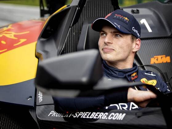 SPIELBERG Max Verstappen 1 with the Oracle Red Bull Racing RB18 Honda after the pre F1 Austrian Grand Prix Sprint race at the Red Bull Ring on July 9, 2022 in Spielberg, Austria ANP SEM VAN DER WAL F1 Grand Prix of Austria Sprint 2022 xVIxANPxSportx xxANPxIVx 451545928 originalFilename: 451545928.jpg