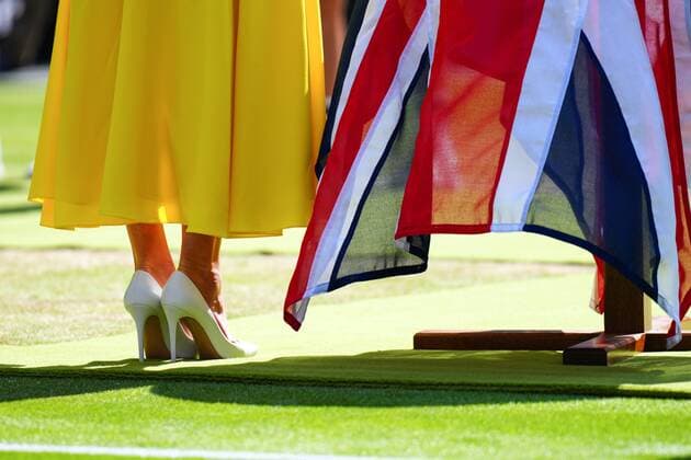 Mandatory Credit: Photo by Javier Garcia Shutterstock (13018057df) Catherine Duchess of Cambridge on Centre Court Wimbledon Tennis Championships, Day 13, The All England Lawn Tennis and Croquet Club, London, UK - 09 Jul 2022 Wimbledon Tennis Championships, Day 13, The All England Lawn Tennis and Croquet Club, London, UK - 09 Jul 2022  Copyright: xJavierxGarcia Shutterstockx 13018057df