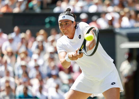 Ons Jabeur, Womens Singles Final, Final Tennis Wimbledon 2021 Grand Slam ITF ATP WTA AELTC London Great Britain 9 July 2022 Copyright: xJuergenxHasenkopfx