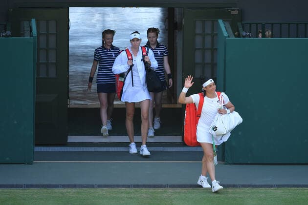 Elena Rybakina (Paz) defeated Ons Jabeur (Tun) in the women™s final at Wimbledon TENNIS : Wimbledon 2022 : 09 07 2022 AntoineCouvercelle Panoramic 