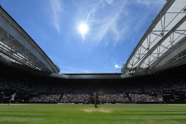 Elena Rybakina (Paz) defeated Ons Jabeur (Tun) in the women™s final at Wimbledon TENNIS : Wimbledon 2022 : 09 07 2022 AntoineCouvercelle Panoramic 