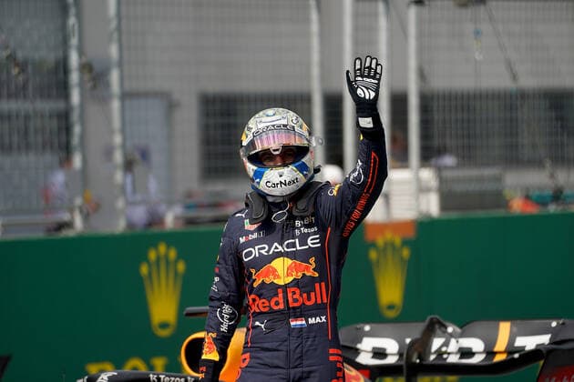 Formula 1 BWT Austrian Grand Prix 2022 09 07 2022, Red Bull Ring , Spielberg, Formula 1 BWT Austrian Grand Prix 2022 , in the picture winner of the sprint race Max Verstappen NEL , Oracle Red Bull Racing nordphotoxGmbHx xBratic nph00250