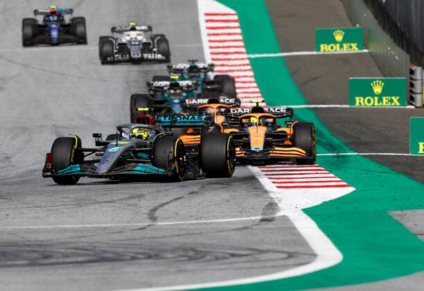 44 Lewis Hamilton GBR, Mercedes AMG Petronas F1 Team , F1 Grand Prix of Austria at Red Bull Ring on July 9, 2022 in Spielberg, Austria Photo by HOCH ZWEI Spielberg Austria