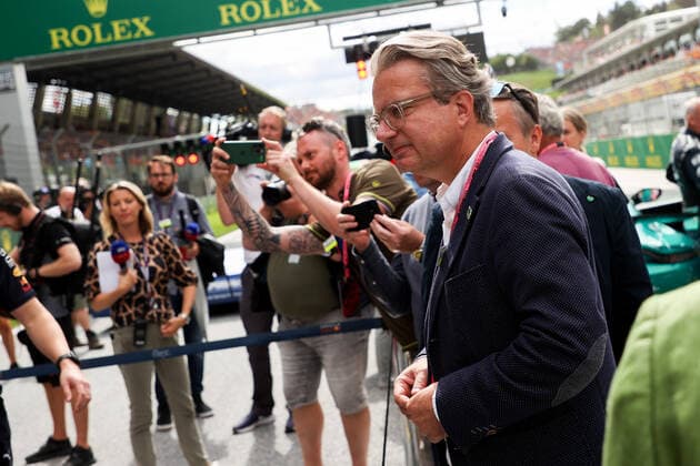 FORMULA 1 - GP of Austria 2022 SPIELBERG,AUSTRIA,09.JUL.22 - MOTORSPORTS, FORMULA 1 - Grand Prix of Austria, Red Bull Ring, sprint race. Image shows governor Christopher Drexler (Styria).  GEPAxpictures xChristianxWalgram