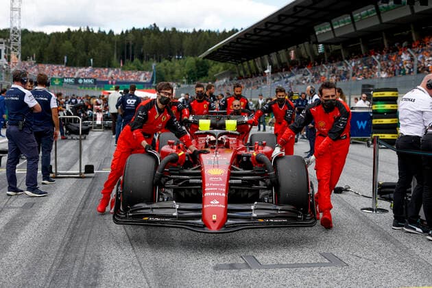 16 Charles Leclerc MCO, Scuderia Ferrari , F1 Grand Prix of Austria at Red Bull Ring on July 9, 2022 in Spielberg, Austria Photo by HOCH ZWEI Spielberg Austria