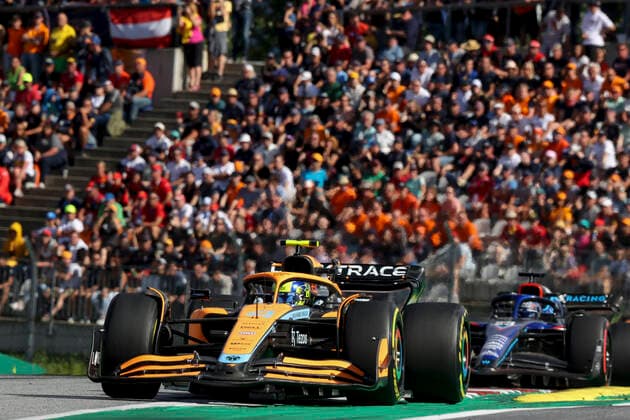 4 Lando Norris GBR, McLaren F1 Team , F1 Grand Prix of Austria at Red Bull Ring on July 9, 2022 in Spielberg, Austria Photo by HOCH ZWEI Spielberg Austria