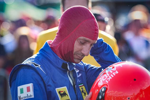 FORMULA 1 - GP of Austria 2022 SPIELBERG,AUSTRIA,09.JUL.22 - MOTORSPORTS, FORMULA 1 - Grand Prix of Austria, Red Bull Ring, Red Bull Legends Parade warm-up. Image shows Matthias Lauda (AUT).  GEPAxpictures xManfredxBinder