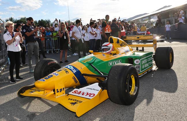 FORMULA 1 - GP of Austria 2022 SPIELBERG,AUSTRIA,09.JUL.22 - MOTORSPORTS, FORMULA 1 - Grand Prix of Austria, Red Bull Ring, Red Bull Legends Parade warm-up. Image shows Martin Brundl.  GEPAxpictures xWolfgangxGrebien